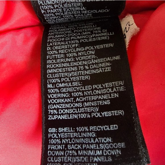 The North Face 550 Kids Girl Full Zip Outdoor Quilt Puffer Vest Blue Medium - Picture 2 of 2